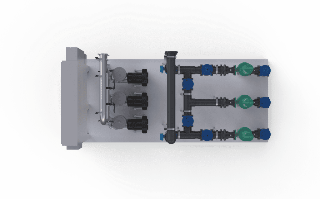 Industrial ancillary components for water treatment systems by MMBR Systems.